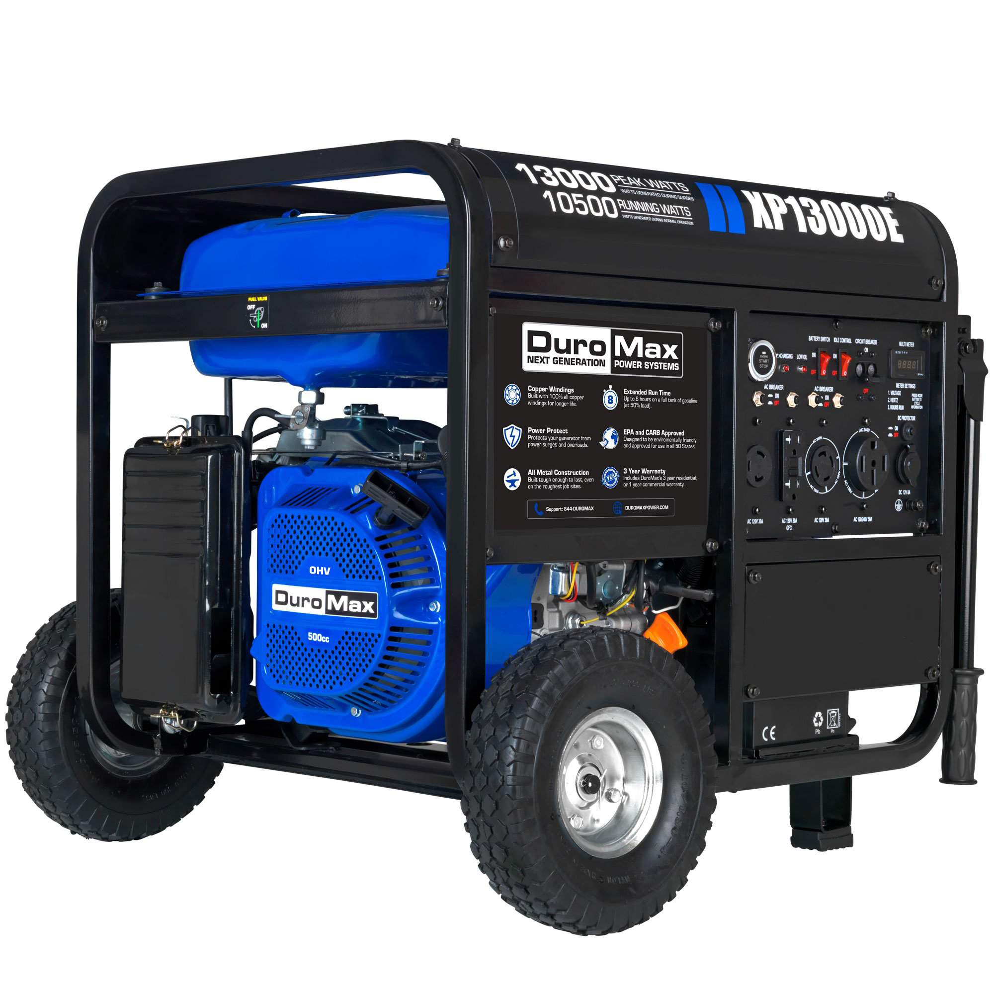 Gas powered generator on sale for home