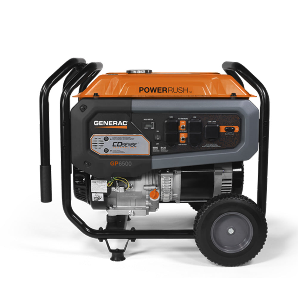 Generac 76722 GP6500 6500W PowerRush Portable Generator 49ST w/ COSense