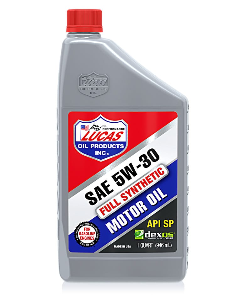 Lucas Oil 10049 Synthetic Motor Oil 1 Qt - SAE 5W-30 API SN Plus/Dexos Certified