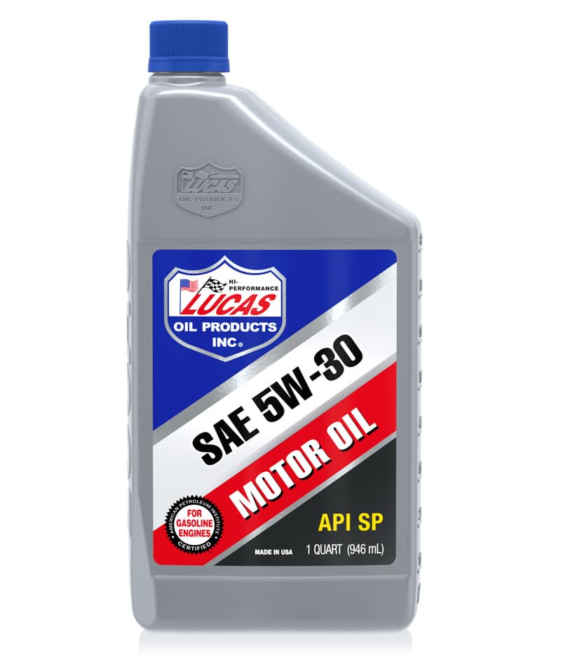 Lucas Oil 10474 Motor Oil 1 Qt - SAE 5W-30 API SP for Advanced Engine Care